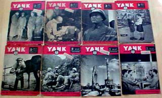 Army Yank Magazines WWII 1945 Germany Japan Atom Bomb Oak Ridge 