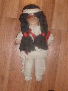 Reliable Canada 15 American Indian Composition Doll Vintage Ethnic 