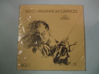 Ruggiero Ricci Paganini 24 Caprices Live TV Performance 1991 seald Lim 