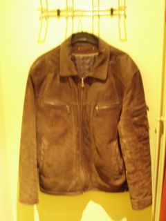   LEATHER JACKET VESTE EN CUIR ANGELO LITRICO LARGE VERY NICE CONDITION