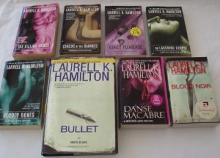  Laurell K Hamilton Vampire Hunter Anita Blake Books Bullet Blood Noir