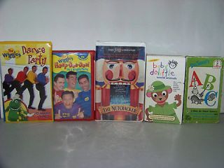   children cassettes The Wiggles Nutcracker Dr Seuss Abc Baby Dolittle