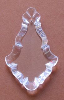 Kristall Lüster Behang 77mm 89mm 105mm Anker Vollschliff Pampille 