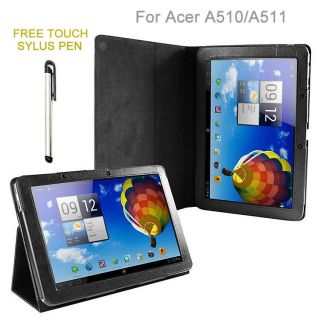   FLIP LEATHER CASE COVER STAND FOR ACER ICONIA TAB A510 A511 10.1 INCH