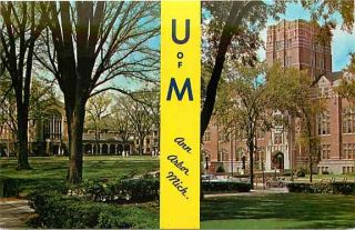 MI Ann Arbor Michigan University of Michigan Multi View Dexter Press 