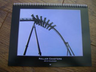   ROLLER COASTERS CALENDAR theme amusement park roller coaster BRAND NEW
