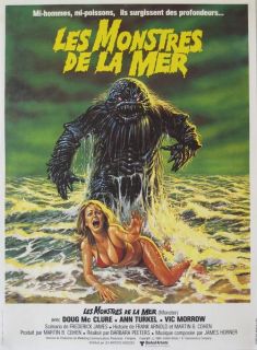 HUMANOIDS FROM THE DEEP 1980 Doug McClure VERY GREAT ARTWORK 15x20