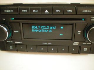 05 06 07 Dodge RAM Truck Factory 6 Disc CD  Player Changer RAQ 