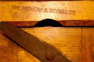 early 1900 s the anthony scovill wood printing frame