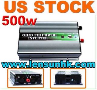 500W Grid Tie Inverter for solar panel,14 28V DC, 110V AC,US STOCK