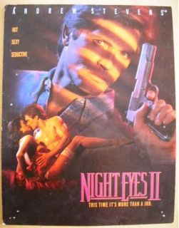 Night Eyes II Andrew Stevens Original Movie Flyer 90s