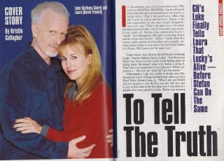 General Hospitals Anthony Geary Genie Francis March 7 2000 Soap Opera 