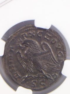 Syria Antioch Trajan Decius BL Tetradrachm Eagle Reverse NGC CH XF 
