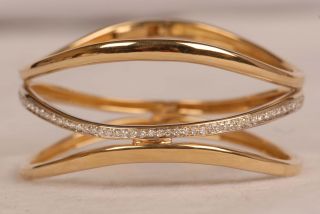 Antonini Diamond and 18K Yellow Gold Bracelet