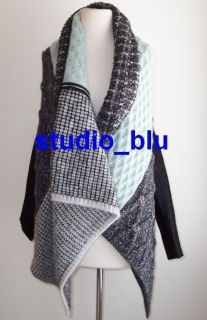 Antonio Marras Mohair Angora Chunky Knit Sweater Coat M
