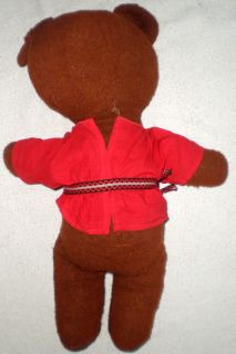 Antique Vintage Russian Soviet Toy Teddy Bear Stuffed Soft Plush 1960s 