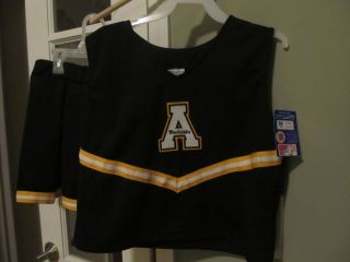 Appalachian State Cheerleading two piece outfit Size 12 girls