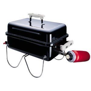 Weber New Propane Gas Go Anywhere Grill with Porcelain Enameled 