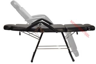 black tattoo body piercing bed table adjustable chair time left