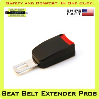 black clip in seat belt extender 7 8 buckle