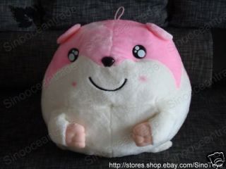 huge fat hamtaro golden hamster pink white big plush from