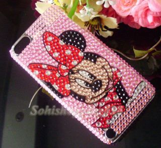   Mouse Bling Crystal Case Cover for Apple iPod Touch 5 5th Gen