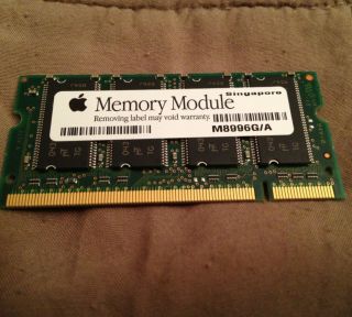 Apple Memory Module M8996G A 256MB DDR 266 CL2 5 PC2100S 2533 1 A1 