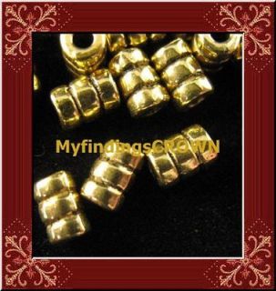 250 pcs antiqued gold whirlpool barrel spacers fc987 from china time 