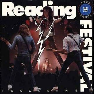   Rock Festival Programme 1987 (Status Quo, Alice Cooper) EX COND