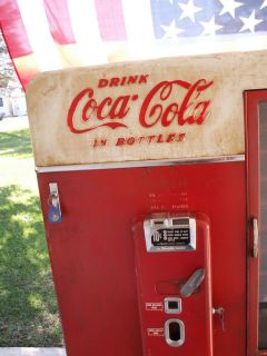 Vintage 1950s Vendo 110 Coca Cola Coke Machine
