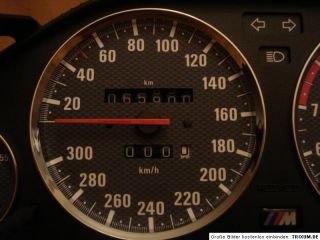 BMW E30 Cluster Speedometer 9AND3 Clock Black Case Carbon Art Discs 