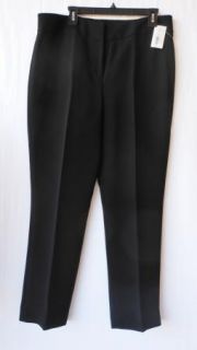 Tahari Luxe Black Crepe & Satin Tuxedo Pant Suit Pants Jacket 16 NWT $ 