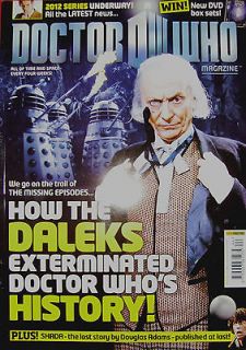 Doctor Dr Who magazine issue 444 with poster William Hartnell Daleks 
