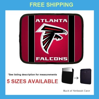 NFL Football Atlanta Falcons Laptop Netbook Case Sleeve Pouch