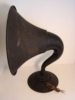 1920s Antique Atwater Kent Model L External Radio Speaker Horn NR 