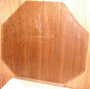 vintage beveled octagon glass table top