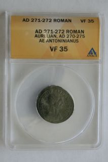 Aurelian as AE ANACS Very Nice 270 275 A D