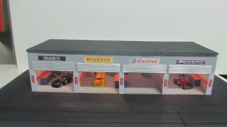 slot car garage pit for either HO or 1 43 scale layout custom made and 