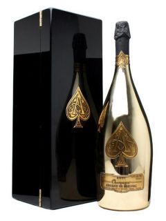 Armand de Brignac Ace of Spades Champagne Magnum Empty bottle and 