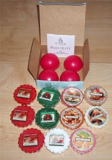 NEW Yankee Candle TARTS Partylite AROMA MELTS HUGE LOT OF 15 ASSORTED