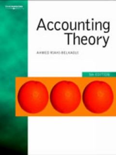 Accounting Theory by Ahmed Raihi Belkaoui 2004, Paperback