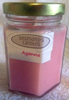 Desmonds Candles Homemade Ayanna Scented 6 oz. Soy Jar Candle