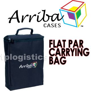 Arriba Cases AC 117 Flat Par LED Lighting Carrying Case New