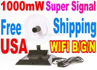   High Gain Long Range Directional Dish Antenna WIFI Wireless N USB Card
