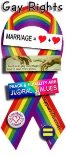 Coexist 4 Round Bumper Sticker Rainbow Gay Rights Equality LGBT 