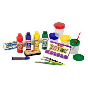   Doug Easel Accessory Set Children Art Supplies Kit, Chalk Paint Crafts