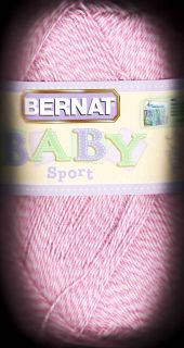 Bernat Baby Sport Yarn Pink Marl Color Large Skein 350 G 12 3 oz 