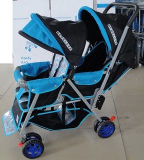 Double Stroller Baby Strollers Green Bebelove 2 Seats Multiple Multi 