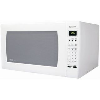 Panasonic Appliances Full Size Luxury Microwave Oven in White NNH965WF 