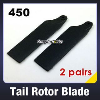 4pcs tail rotor blade for align trex 450 rc helicopter